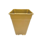 Pack Maceta Cuadrada Dorada 18L x10un - Imagen 2