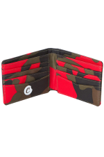 Billetera Nylon Billfold Red Camo Wallet Cookies - Imagen 2